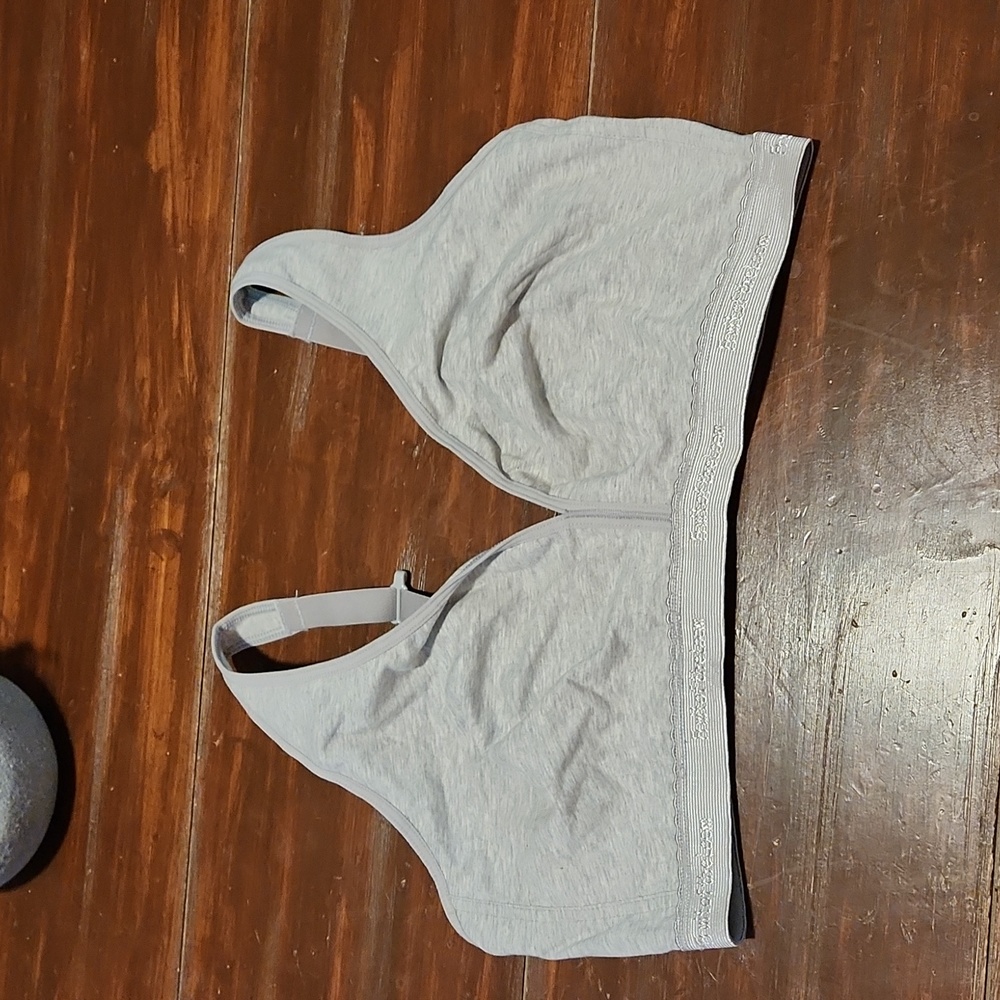 NWOT Fruit of the Loom Gray Cotton Bra #756